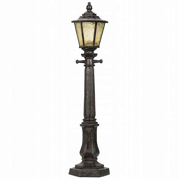 Figurka Městská Lampa Led Vysoká Velká 50 cm Retro Do Domu Obývacího Pokoje