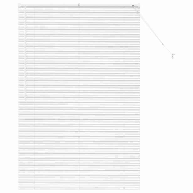vidaXL Venet školní žaluzie Bílá 175 x 115 cm 25 mm Hliník