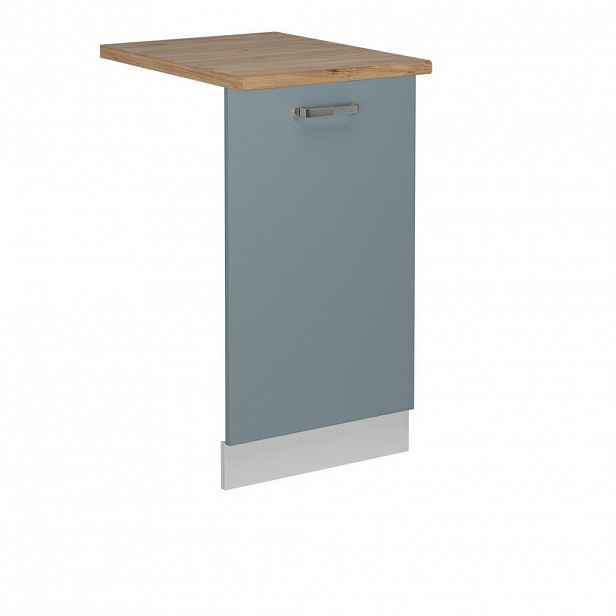 Vicco ČELNÍ PANEL MYČKY R-Line Modrošedá 45 cm , PD Dub