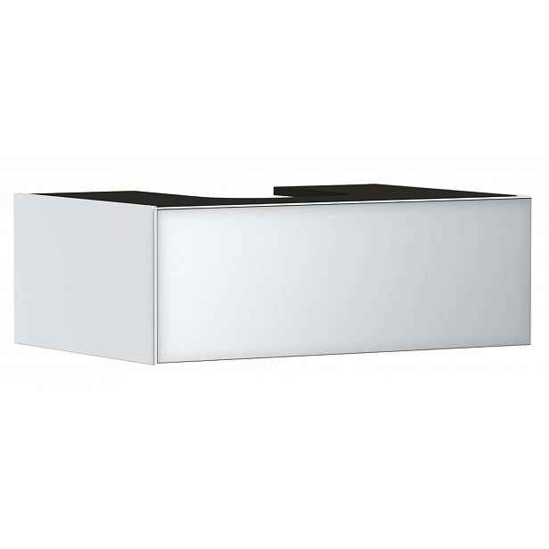 Hansgrohe Xevolos E - Umyvadlová skříňka, 28x78x55 cm, 1 zásuvka, matná bílá/metalická bílá 54310320