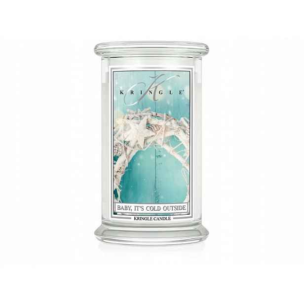 Kringle Candle Baby It's Cold Outside – velká vonná svíčka 624 g, 2 knoty