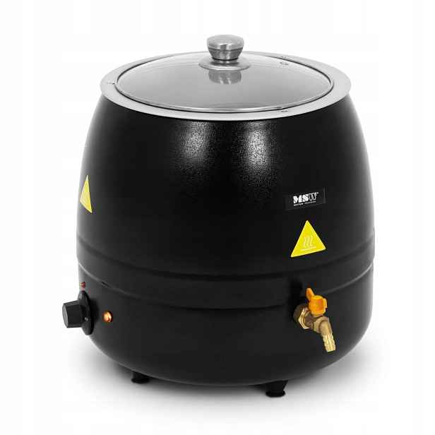 Topička Na Vosk Msw Elektrická 10 L 400 W Hrnec s vypouštěcím kohoutkem