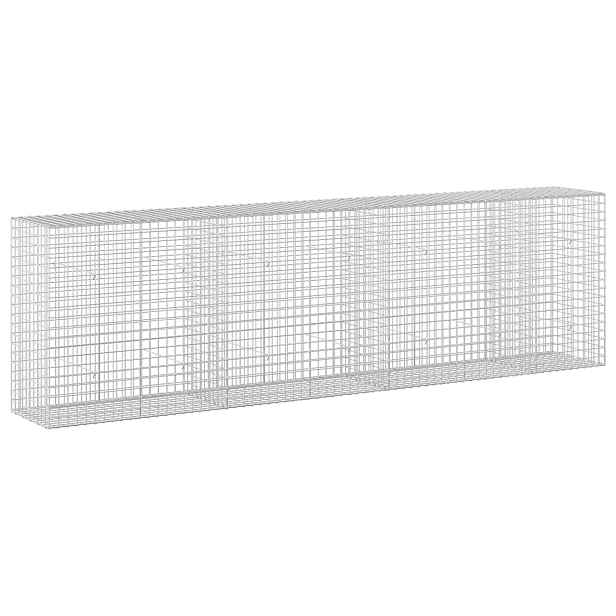 vidaXL Gabion s drátem 3,5 mm a síťkou 5x5 cm 350x50x100 cm