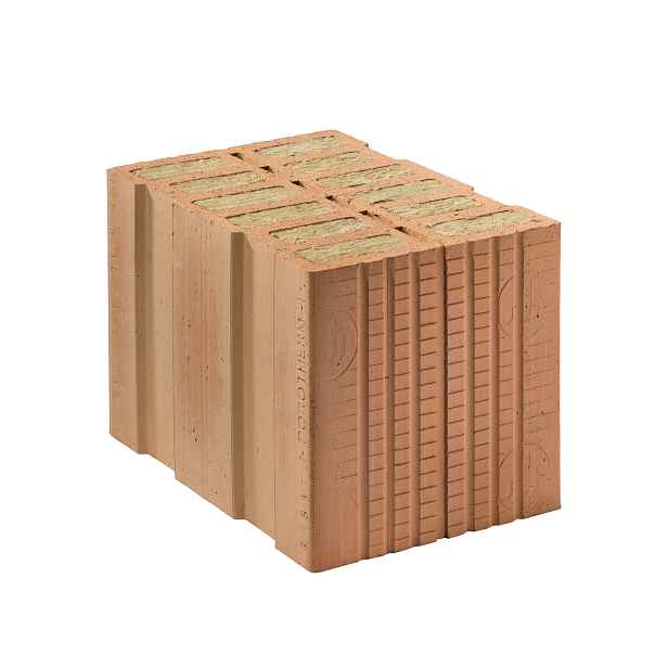 Cihla broušená poloviční Porotherm 38 TB Profi DF 1/2 P10 380×123×249 mm