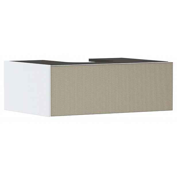 Hansgrohe Xevolos E - Umyvadlová skříňka, 28x78x55 cm, 1 zásuvka, matná bílá/strukturovaný bronz 54310390