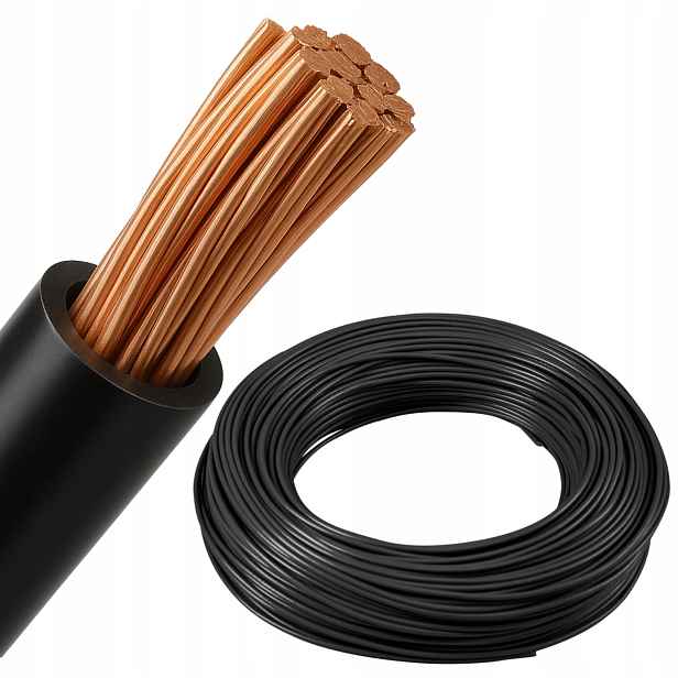 Kabel Linka Kabel H07V-K Lgy 1x2,5 2,5mm2 Černý 750V Měď 100m