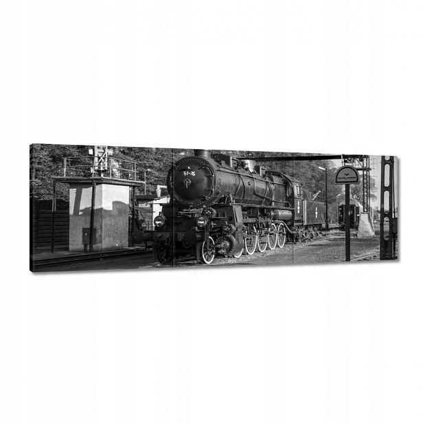 Obrazy 120x40 Parovoz z Wolsztyna