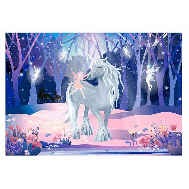Tapeta Pro Dívku Jednorožci Víly Fantasy Fototapeta Na Zeď 312x219