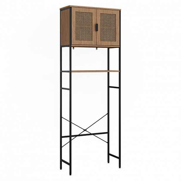 Vicco WC SKŘÍŇKA Linara, Dub/Černá, 64 x 180 cm