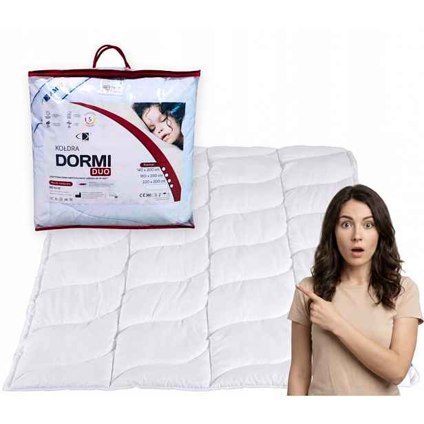 Antialergická Přikrývka Dormi Duo 160x200 Silná Teplá Na Zimu Amw