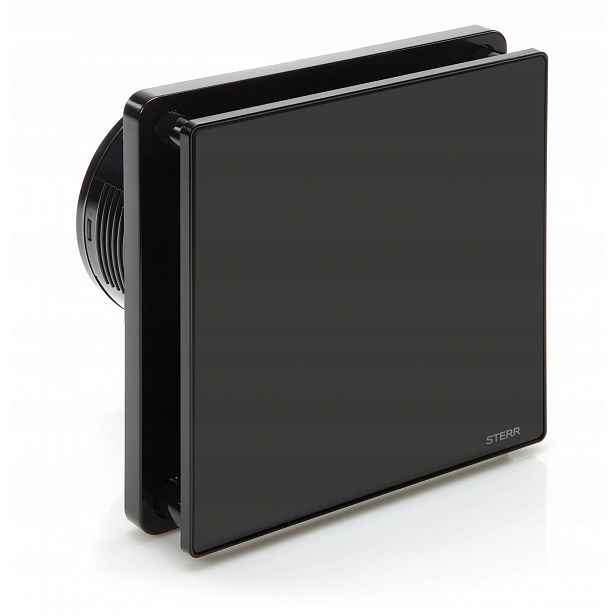 BFS100-MB-12V Koupelnový ventilátor černý mat 12V