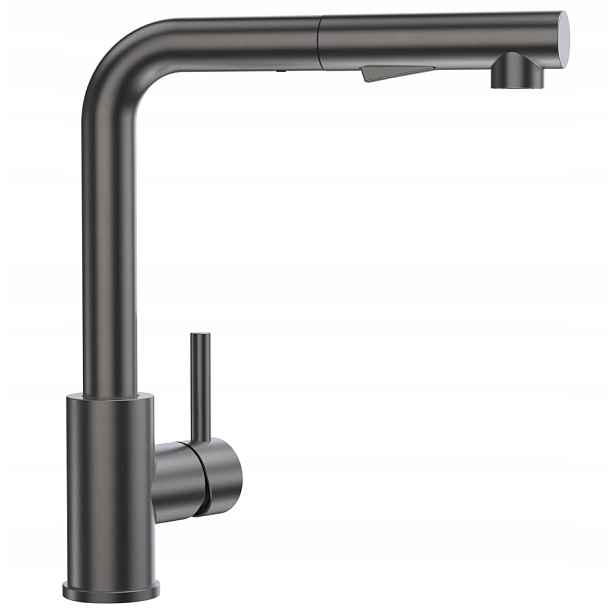 Cecipa F0207S vysokotlaká kuchyňská baterie, černá