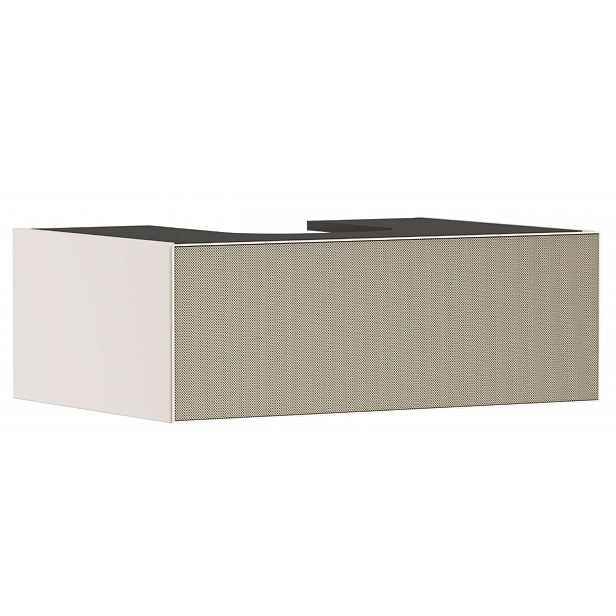 Hansgrohe Xevolos E - Umyvadlová skříňka, 28x78x55 cm, 1 zásuvka, matná béžová/strukturovaný bronz 54311390