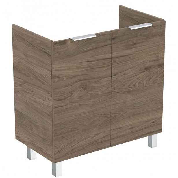 Ideal Standard Eurovit+ - Umyvadlová skříňka, 84x80x44 cm, 2 dvířka, panty L/P, ořech R0262Y9