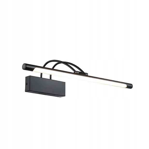 Nástěnná Led lampa nad zrcadlo, moderní černý obraz Maytoni