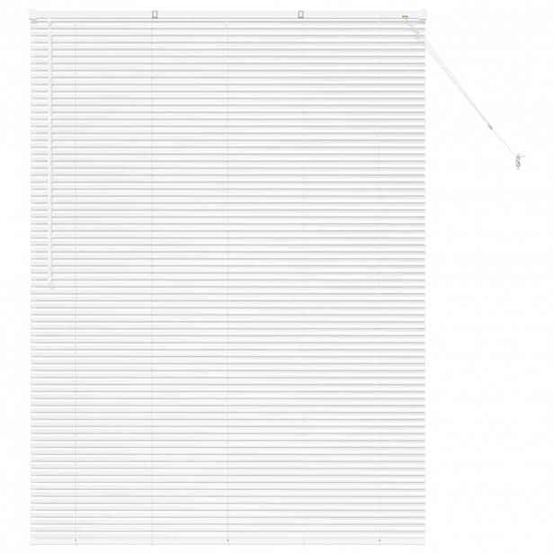 vidaXL Venet školní žaluzie Bílá 175 x 130 cm 25 mm Hliník