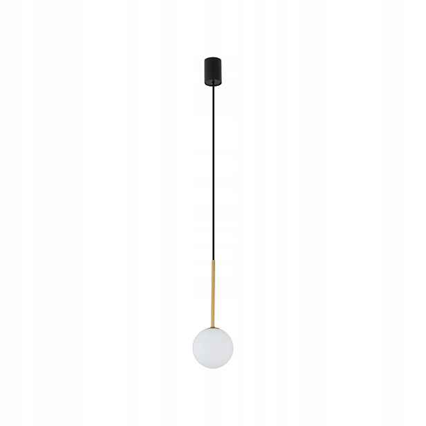 Závěsná lampa Karo stínidlo koule 1xG9 obývací pokoj