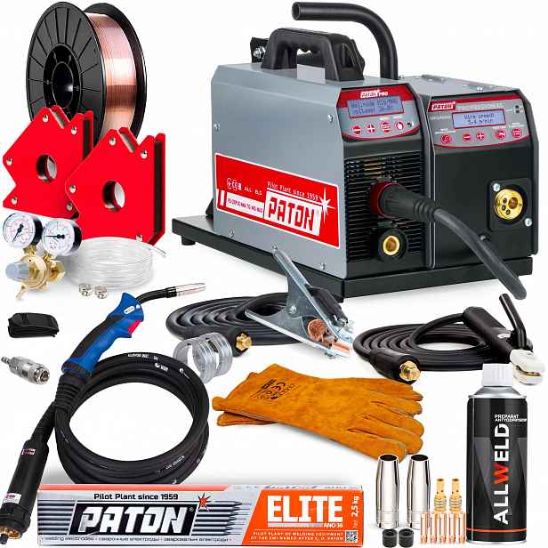 Invertorová Svářečka Paton Psi 200 Pro Mig Mma Tig 200A Puls 3V1