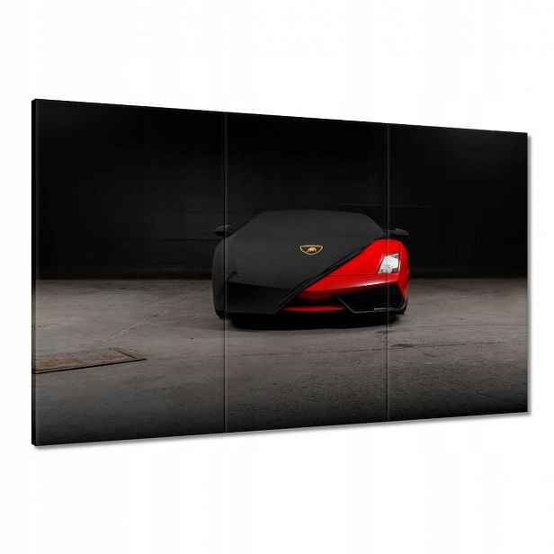 Obrazy 120x80 Červené sportovní auto