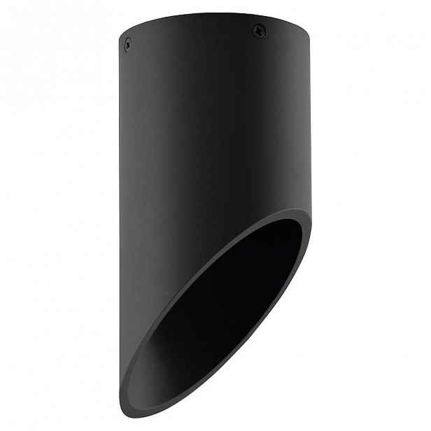 Černé stropní světlo Nice Lamps Nixon, délka 20 cm