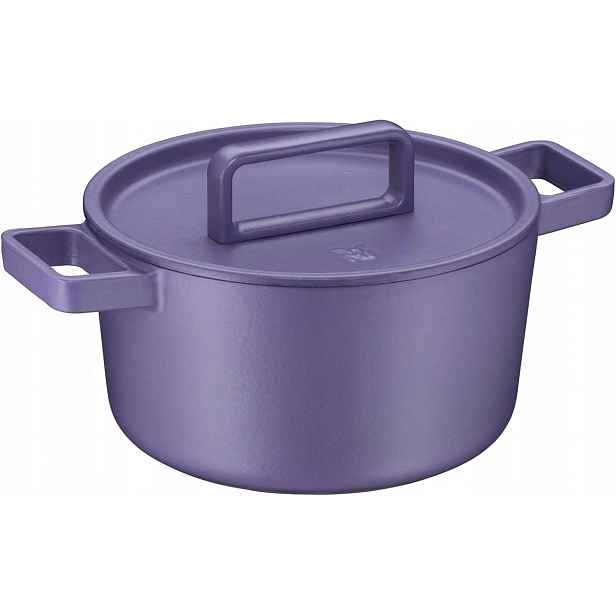 Zapékací Mísa Litinový Wmf Flavour 24CM 5,2L Indukční Víko Fialový