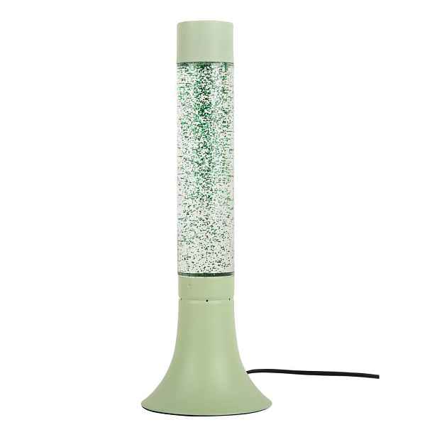 Zelená stolní lampa se skleněným stínidlem (výška 37,5 cm) Astro Glittler – Leitmotiv