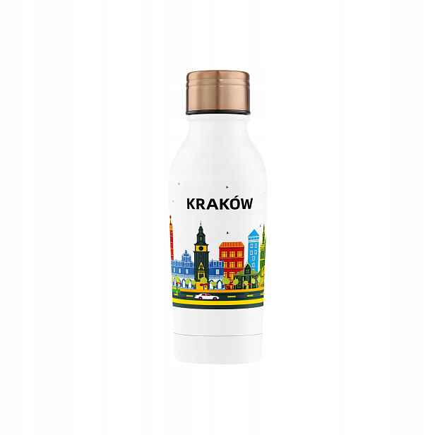 Root7 Termoláhev Krakov 350 ml na vodu a kávu pro děti, polská termoska
