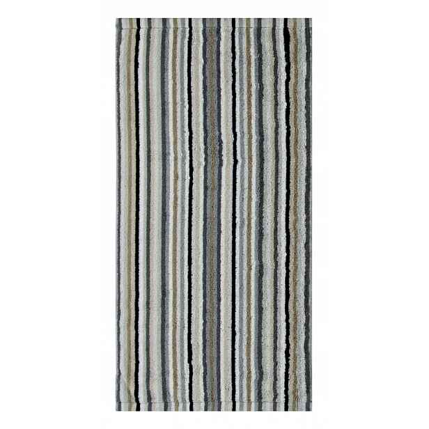Ručník 70 x 140 cm Lifestyle Stripes Kiesel