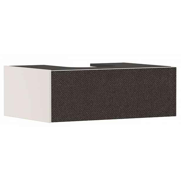 Hansgrohe Xevolos E - Umyvadlová skříňka, 28x78x55 cm, 1 zásuvka, matná béžová/textilní tmavá šedá 54311660