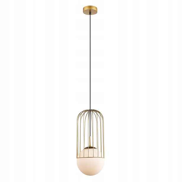 Italux Matty Závěsná lampa Zlatá Moderní Sklo E27 40W IP20
