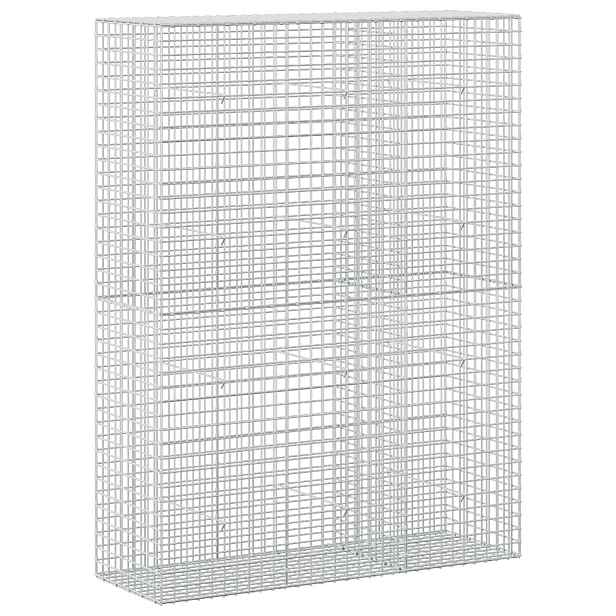 vidaXL Gabion s drátem 3,5 mm a síťkou 5x5 cm 150x50x200 cm