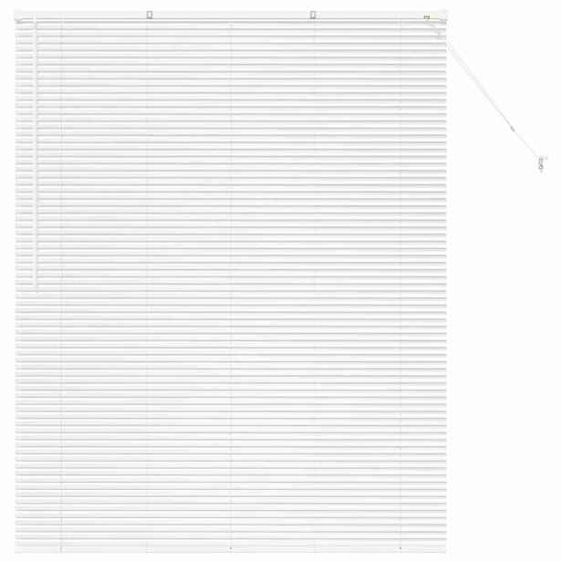 vidaXL Venet školní žaluzie Bílá 175 x 145 cm 25 mm Hliník