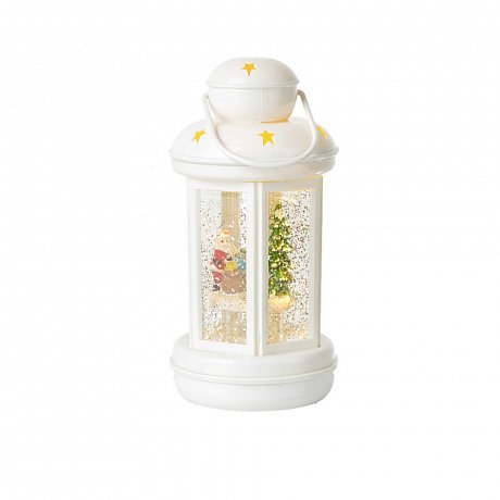 Bílá LED lucerna Markslöjd Cosy, výška 20 cm