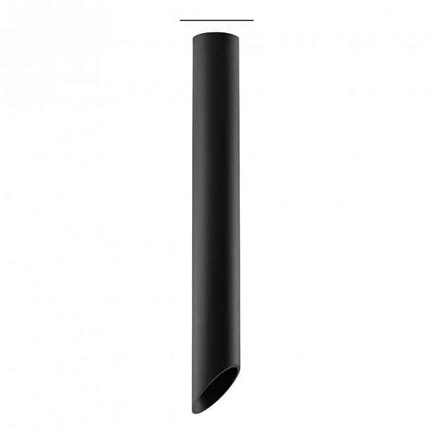 Černé stropní světlo Nice Lamps Nixon, délka 80 cm