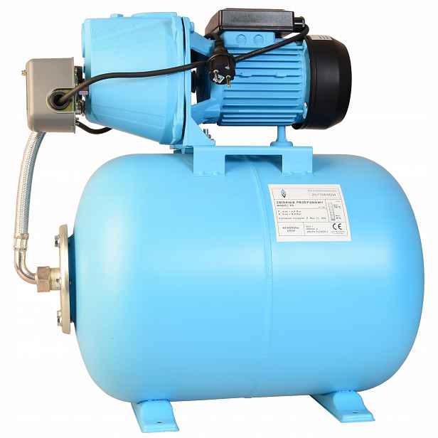 Hydrofor 50 L Nádrž Na Vodu Hydroforová Pumpa Set 100 Sada 750 W Hotová