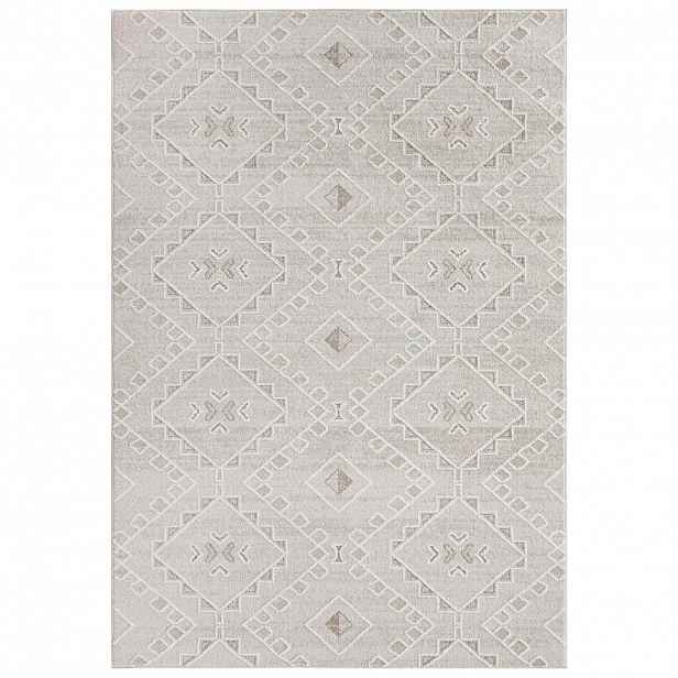Mazovia KOBEREC béžový etnický geometrický - 80 x 150 cm