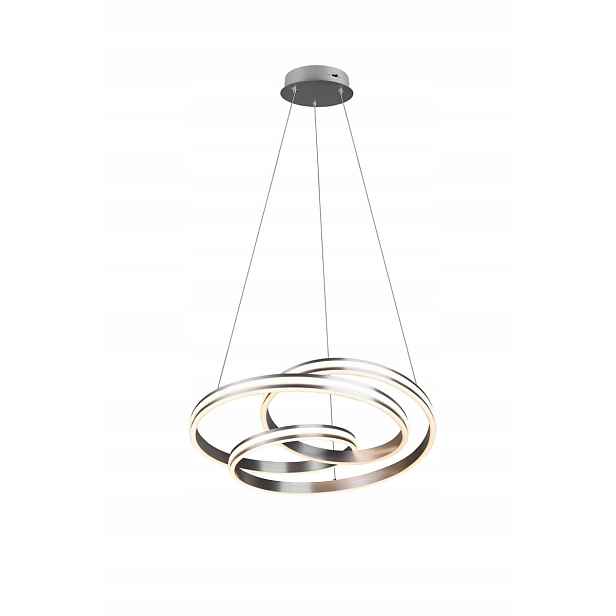 Moderní závěsné Led svítidlo stříbrné Trio