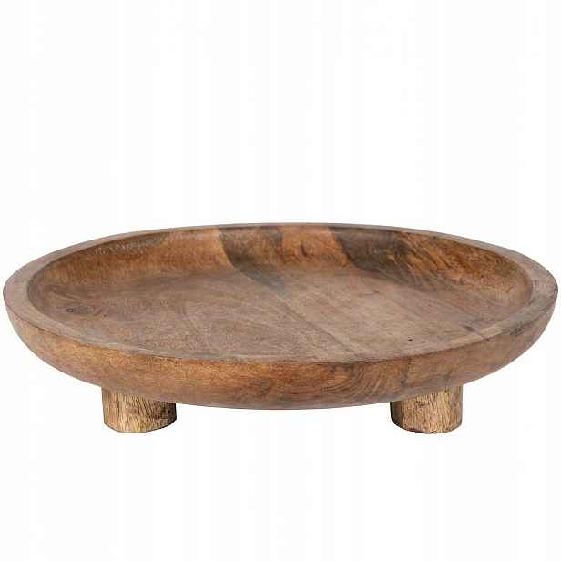 Podnos Na Ovoce Zelenina Bábovky Těsto Nožiček Dřevěná Mango Boho 25 cm