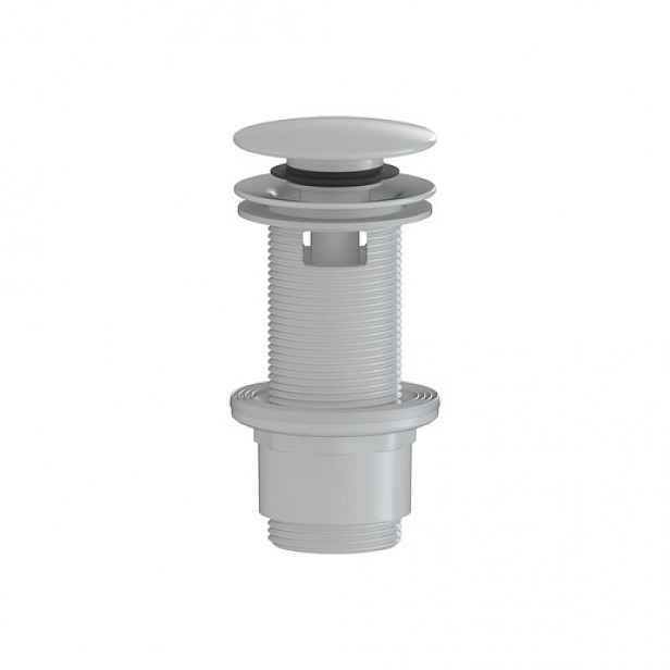 Výpust k umyvadlu zkracovatelný click clack 5/4 SAT bílá lesklá plast SATAUCCXB
