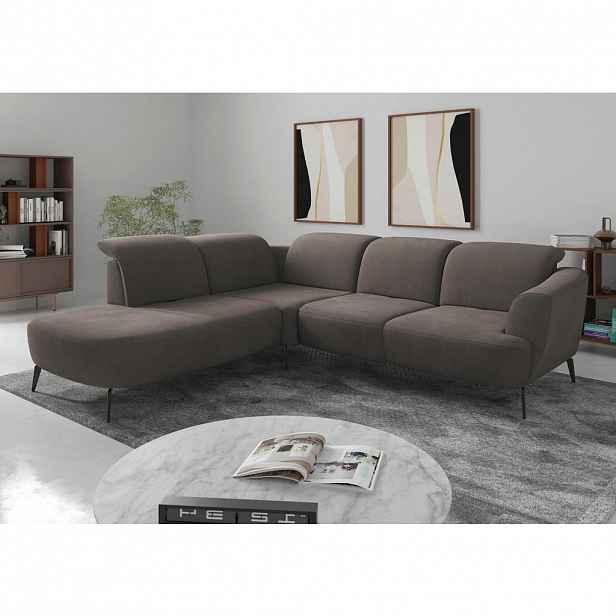 Sit & More ROHOVÁ SEDAČKA, textil, jílová barva