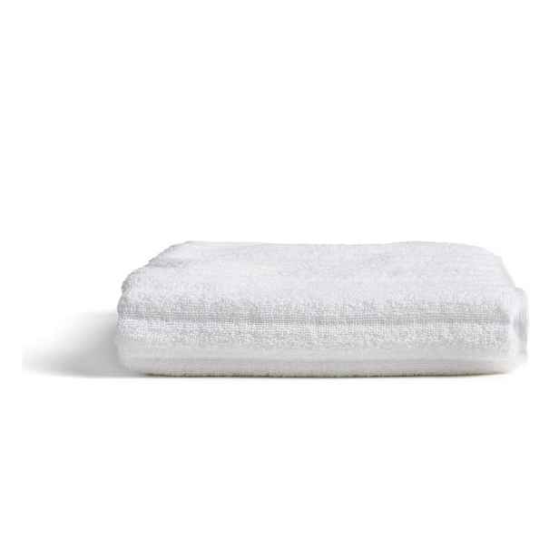 Bílý froté bavlněný ručník 50x90 cm Navira – Kave Home