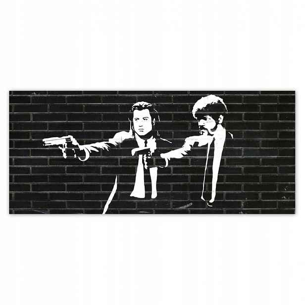 Fototapety 211x91 Graffiti s motivem Pulp Fiction