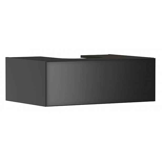 Hansgrohe Xevolos E - Umyvadlová skříňka, 28x78x55 cm, 1 zásuvka, matná šedá/metalická šedá 54312770