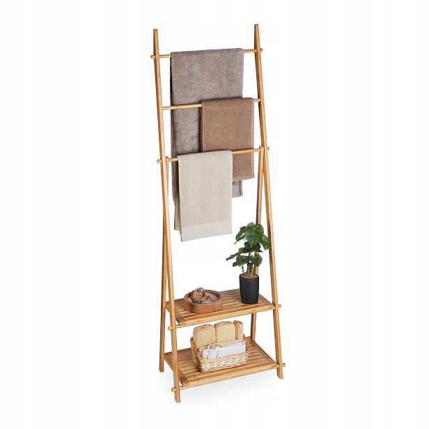 Koupelnový regál Relaxdays vícebarevný 30 x 53,5 x 153 cm