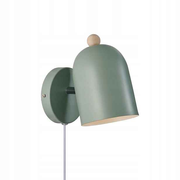 Nástěnná lampa Gaston Dusty zelená nastavitelná zelená E27 15W Nordlux Fsc