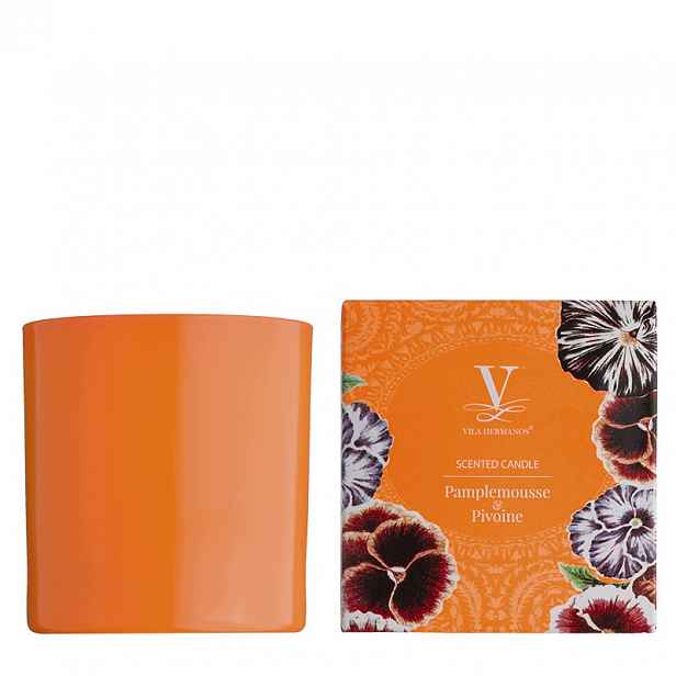 Pamplemousse & Pivoine Vila Hermanos vonná svíčka 400 g, řada Fluor