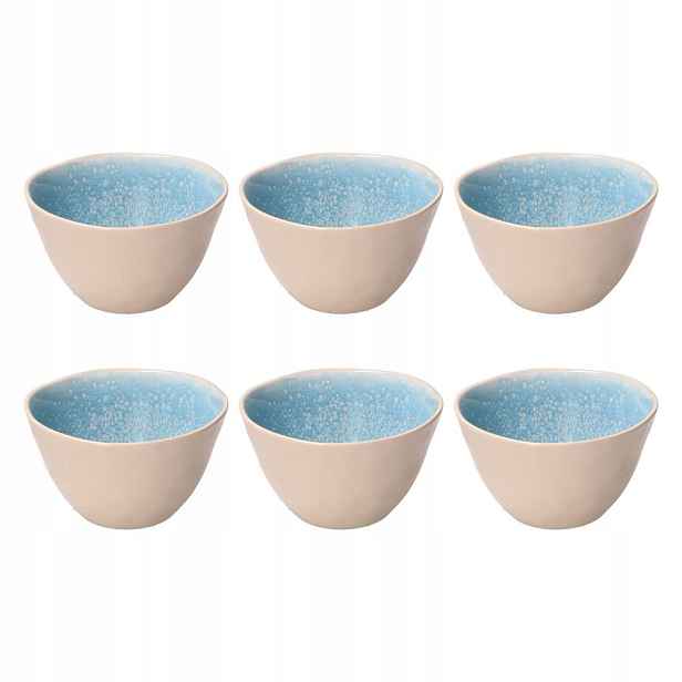 Rose&tulipani Concerto Fuse Azzurro Sada 6 malých misek 12 cm