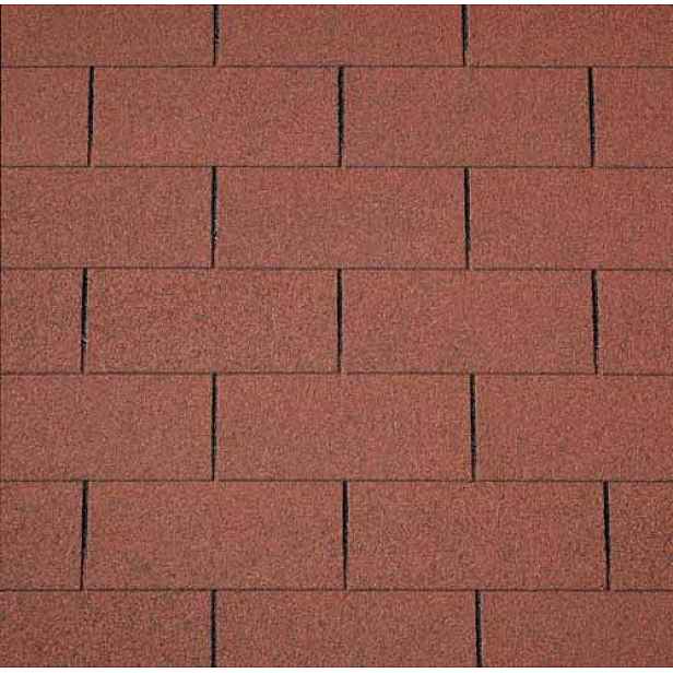 Šindel asfaltový IKO Superglass 10 Cihlově červená 3,0 m2