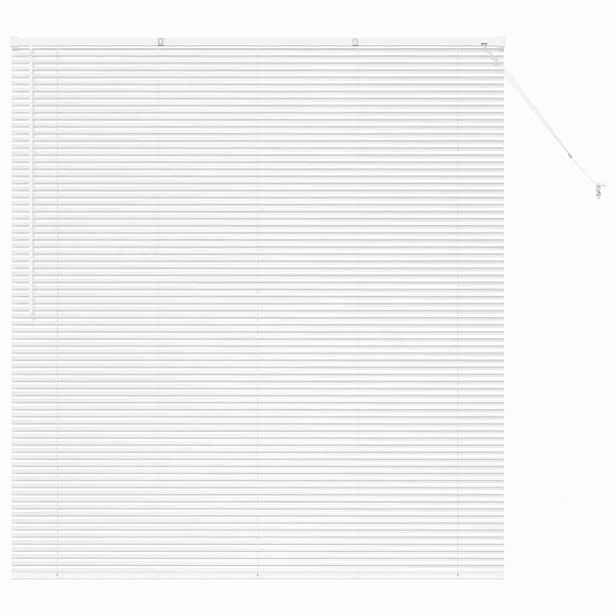 vidaXL Venet školní žaluzie Bílá 175 x 160 cm 25 mm Hliník