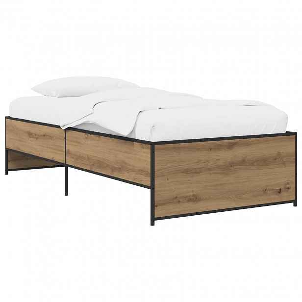 vidaXL Rám postele Dub artisan 80 x 200 cm Kompozitní dřevo